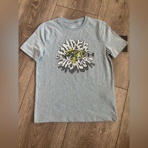 Under Armour Blue T-Shirt with Graphic Print